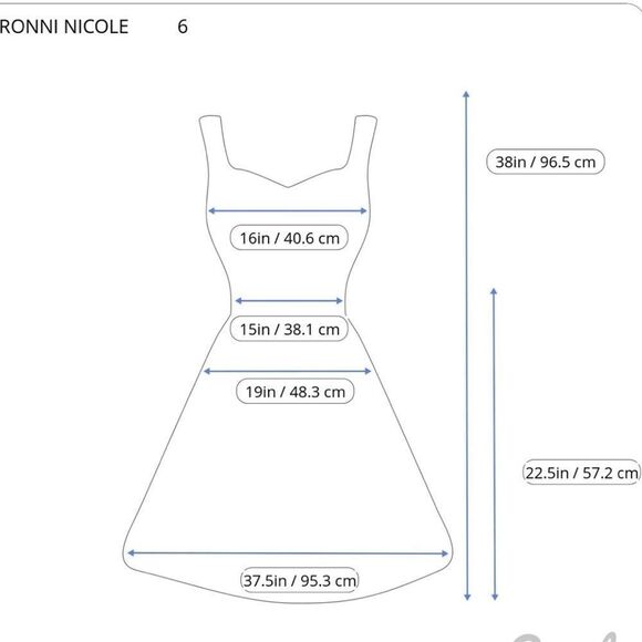 RONNI NICOLE FIT & FLARE FLORAL DRESS 6 NWT - Picture 16 of 16